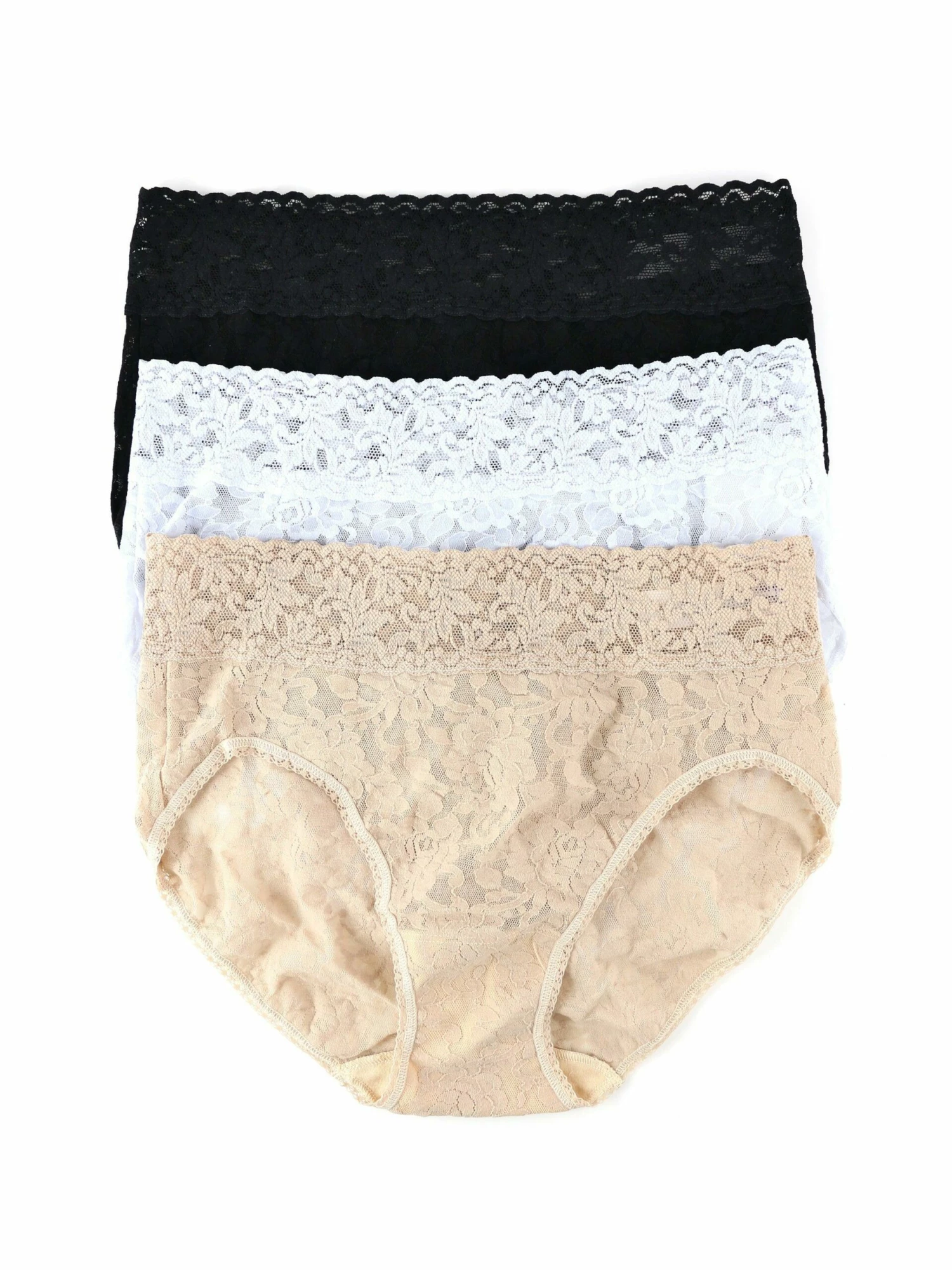 HANKY PANKY 3 Pack Signature Lace French Brief 3 HANKY PANKY 3 Pack Signature Lace French Brief