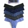 HANKY PANKY 5 Pack Low Rise Thongs Dark Neutrals -HANKY PANKY Shop Hanky Panky 5 Pack Low Rise Thongs Dark Neutrals DARK NEUTRALS View 1
