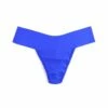 HANKY PANKY BreatheSoft™ Natural Rise Thong Brilliant Blue -HANKY PANKY Shop Hanky Panky BreatheSofttm Natural Rise Thong Brilliant Blue BRILLIANT BLUE View 1