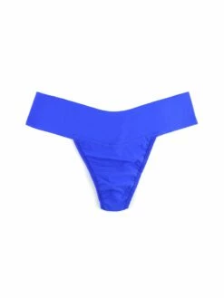 HANKY PANKY BreatheSoft™ Natural Rise Thong Brilliant Blue