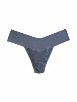 HANKY PANKY BreatheSoft™ Natural Rise Thong Granite Grey