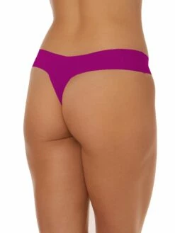 HANKY PANKY BreatheSoft™ Natural Rise Thong Hot Fuchsia Pink -HANKY PANKY Shop Hanky Panky BreatheSofttm Natural Rise Thong Hot Fuchsia Pink View 3