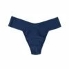 HANKY PANKY BreatheSoft™ Natural Rise Thong Nightshade Blue -HANKY PANKY Shop Hanky Panky BreatheSofttm Natural Rise Thong Nightshade Blue NIGHTSHADE View 1