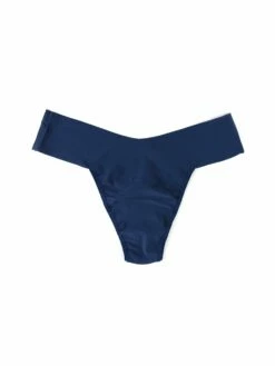 HANKY PANKY BreatheSoft™ Natural Rise Thong Nightshade Blue