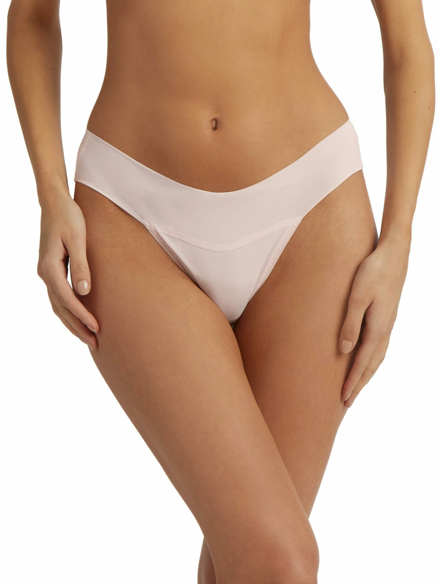 HANKY PANKY BreatheSoft™ Natural Rise Thong Vanilla 4 HANKY PANKY BreatheSoft™ Natural Rise Thong Vanilla - Image 2