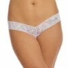 HANKY PANKY Bride Crystal Crotchless Thong White