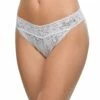 HANKY PANKY Bride Crystal Signature Lace Original Rise Thong White