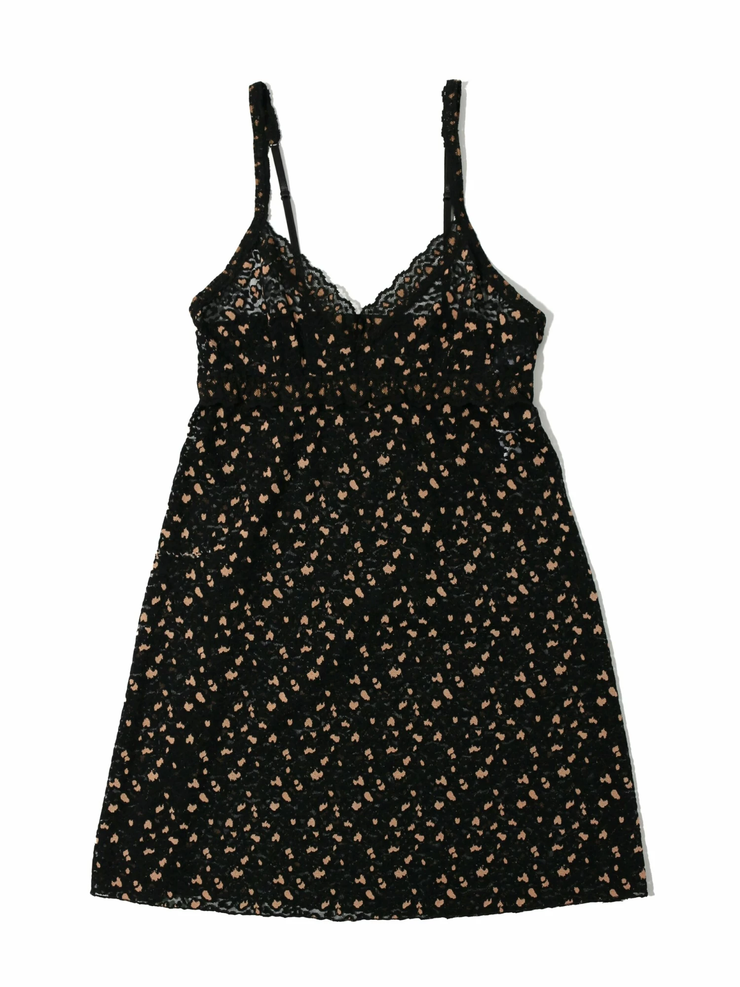 HANKY PANKY Cross-Dyed Leopard Chemise Black 5 HANKY PANKY Cross-Dyed Leopard Chemise Black - Image 3
