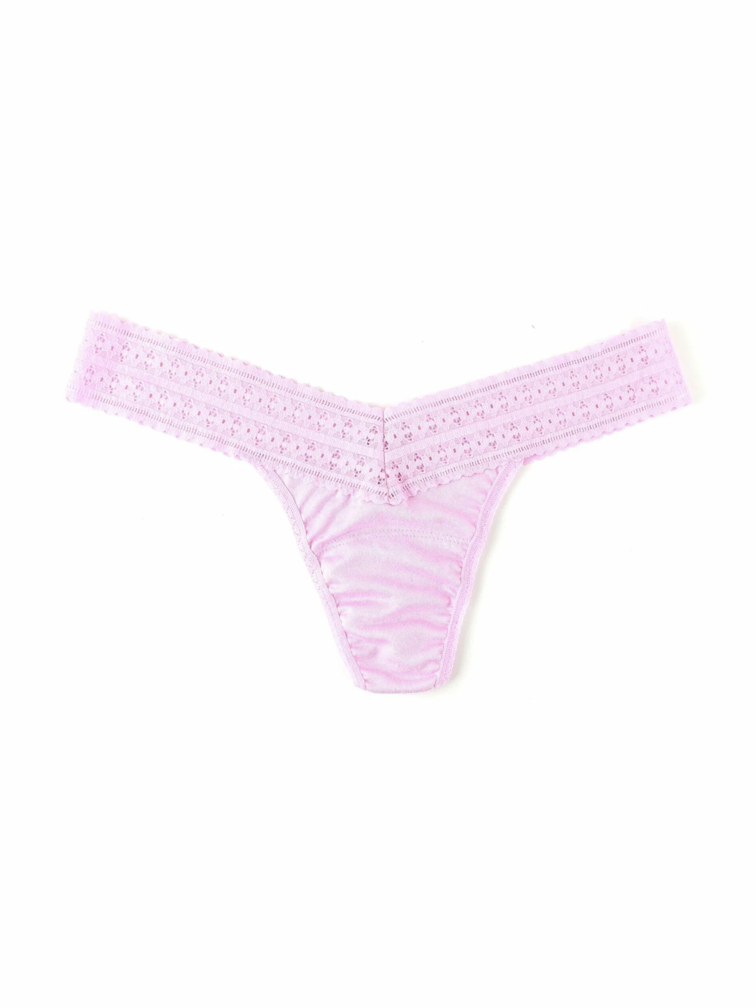 HANKY PANKY DreamEase™ Low Rise Thong Cotton Candy Pink 3 HANKY PANKY DreamEase™ Low Rise Thong Cotton Candy Pink