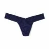 HANKY PANKY DreamEase™ Low Rise Thong Indigo Blue -HANKY PANKY Shop Hanky Panky DreamEasetm Low Rise Thong Indigo Blue INDIGO View 1
