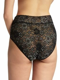 HANKY PANKY Lurex Daily Lace French Brief Black -HANKY PANKY Shop Hanky Panky Lurex Daily Lace French Brief Black View 3