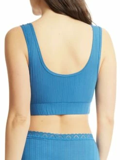 HANKY PANKY MellowLuxe™ Lounge Bralette Storm Cloud Blue Sale -HANKY PANKY Shop Hanky Panky MellowLuxetm Lounge Bralette Storm Cloud Blue Sale View 3