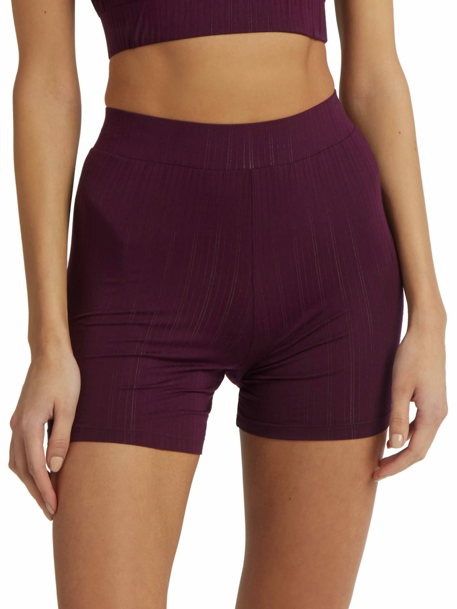 HANKY PANKY MellowLuxe™ Sleep Short Dried Cherry Red Sale 4 HANKY PANKY MellowLuxe™ Sleep Short Dried Cherry Red Sale - Image 2