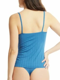 HANKY PANKY MellowLuxe™ Square Neck Cami Storm Cloud Blue Sale -HANKY PANKY Shop Hanky Panky MellowLuxetm Square Neck Cami Storm Cloud Blue Sale View 3