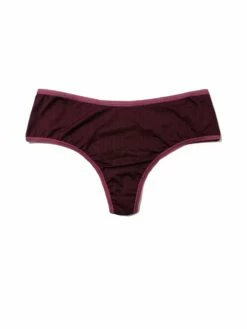 HANKY PANKY MoveCalm™ High-Rise Thong Dried Cherry Red