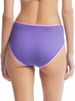 HANKY PANKY MoveCalm™ High Waist Brief Acai Berry Purple -HANKY PANKY Shop Hanky Panky MoveCalmtm High Waist Brief Acai Berry Purple View 3