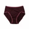 HANKY PANKY MoveCalm™ High Waist Brief Dried Cherry Red -HANKY PANKY Shop Hanky Panky MoveCalmtm High Waist Brief Dried Cherry Red DRIED CHERRY REDDAMSON PLUM PURPLE View 1