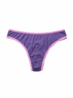 HANKY PANKY MoveCalm™ Natural Rise Thong Acai Berry Purple