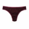 HANKY PANKY MoveCalm™ Natural Rise Thong Dried Cherry Red -HANKY PANKY Shop Hanky Panky MoveCalmtm Natural Rise Thong Dried Cherry Red DRIED CHERRY REDDAMSON PLUM PURPLE View 1