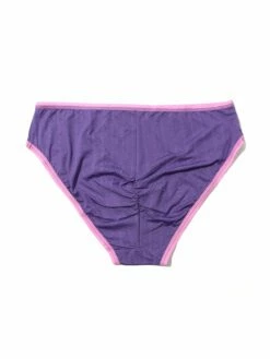 HANKY PANKY MoveCalm™ Rouched Brief Acai Berry Purple -HANKY PANKY Shop Hanky Panky MoveCalmtm Rouched Brief Acai Berry Purple View 3