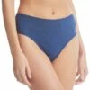 HANKY PANKY PlayStretch™ High Rise Thong Bateau Blue -HANKY PANKY Shop Hanky Panky PlayStretchtm High Rise Thong Bateau Blue BATEAU BLUE View 1
