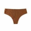 HANKY PANKY PlayStretch™ Natural Rise Thong Macchiato Brown