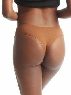 HANKY PANKY PlayStretch™ Natural Rise Thong Macchiato Brown -HANKY PANKY Shop Hanky Panky PlayStretchtm Natural Rise Thong Macchiato Brown View 3