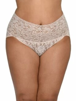 HANKY PANKY Plus Size Retro Lace V-kini Chai