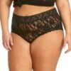 HANKY PANKY Plus Size Signature Lace Boyshort Black -HANKY PANKY Shop Hanky Panky Plus Size Signature Lace Boyshort Black BLACK View 1