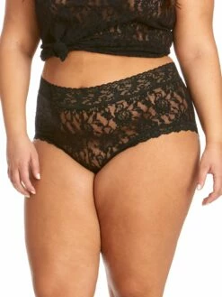 HANKY PANKY Plus Size Signature Lace Boyshort Black