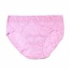 HANKY PANKY Plus Size Signature Lace French Brief Cotton Candy Pink