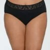 HANKY PANKY Plus Size Supima® Cotton French Brief Black