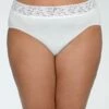 HANKY PANKY Plus Size Supima® Cotton French Brief White -HANKY PANKY Shop Hanky Panky Plus Size Supimar Cotton French Brief White WHITE View 1