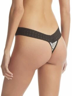 HANKY PANKY Printed DreamEase™ Low Rise Thong Spotted -HANKY PANKY Shop Hanky Panky Printed DreamEasetm Low Rise Thong Spotted SPOTTED View 3