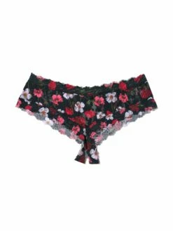 HANKY PANKY Printed Signature Lace Crotchless Cheeky Hipster Am I Dreaming -HANKY PANKY Shop Hanky Panky Printed Signature Lace Crotchless Cheeky Hipster Am I Dreaming AM I DREAMING View 3
