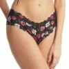 HANKY PANKY Printed Signature Lace Crotchless Cheeky Hipster Am I Dreaming -HANKY PANKY Shop Hanky Panky Printed Signature Lace Crotchless Cheeky Hipster Am I Dreaming View 1