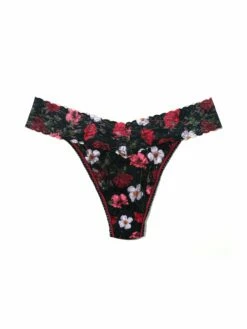 HANKY PANKY Printed Signature Lace Original Rise Thong Am I Dreaming
