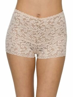 HANKY PANKY Retro Lace Hot Pant Chai -HANKY PANKY Shop Hanky Panky Retro Lace Hot Pant Chai View 4