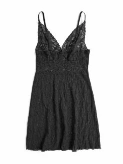 HANKY PANKY Retro Plunge Chemise Black -HANKY PANKY Shop Hanky Panky Retro Plunge Chemise Black View 3