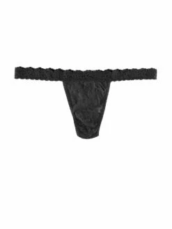 HANKY PANKY Signature Lace G-String Black -HANKY PANKY Shop Hanky Panky Signature Lace G String Black BLACK View 3