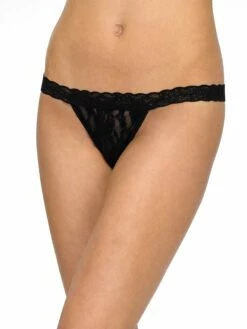 HANKY PANKY Signature Lace G-String Black -HANKY PANKY Shop Hanky Panky Signature Lace G String Black BLACK View 4