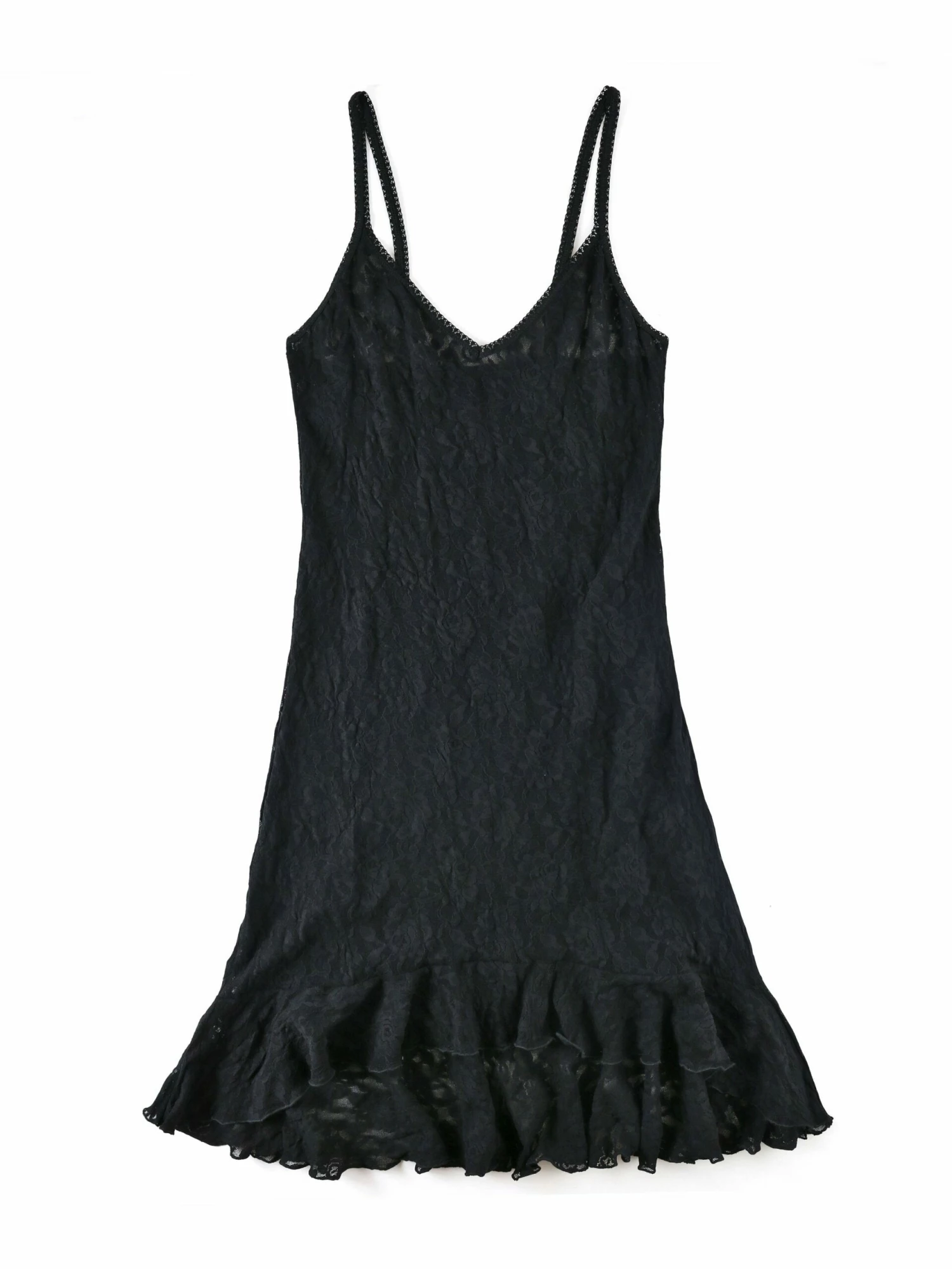 HANKY PANKY Signature Lace High-Low Chemise Black 5 HANKY PANKY Signature Lace High-Low Chemise Black - Image 3