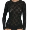 HANKY PANKY Signature Lace Long Sleeve Top Black -HANKY PANKY Shop Hanky Panky Signature Lace Long Sleeve Top Black BLACK View 1 b948684d fd51 40a4 896a 0ddba025529c