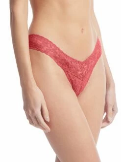 HANKY PANKY Signature Lace Low Rise Thong Burnt Sienna Red