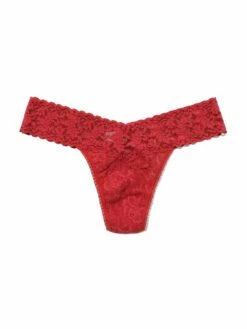 HANKY PANKY Signature Lace Low Rise Thong Burnt Sienna Red -HANKY PANKY Shop Hanky Panky Signature Lace Low Rise Thong Burnt Sienna Red BURNT SIENNA RED View 3