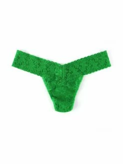 HANKY PANKY Signature Lace Low Rise Thong Mistletoe Green