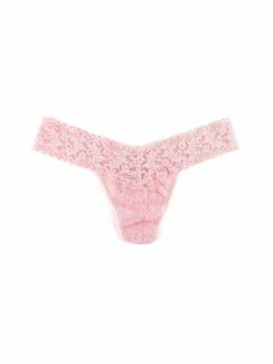 HANKY PANKY Signature Lace Low Rise Thong Pink Lemonade