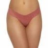 HANKY PANKY Signature Lace Low Rise Thong Pink Sands