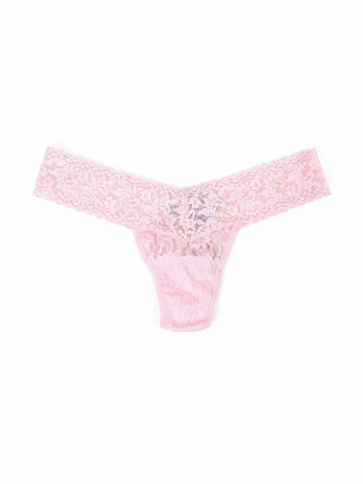 HANKY PANKY Signature Lace Low Rise Thong Rose Bliss Pink 4 HANKY PANKY Signature Lace Low Rise Thong Rose Bliss Pink - Image 3