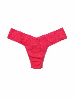 HANKY PANKY Signature Lace Low Rise Thong Vivid Coral